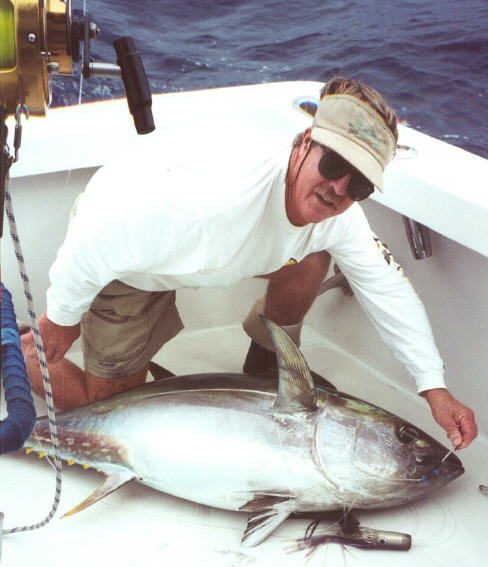 Bigeye tuna photo 135 lbs Azores Capt. Skip Nielsen