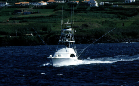 Photo of the sportfisher Capri in the Azores